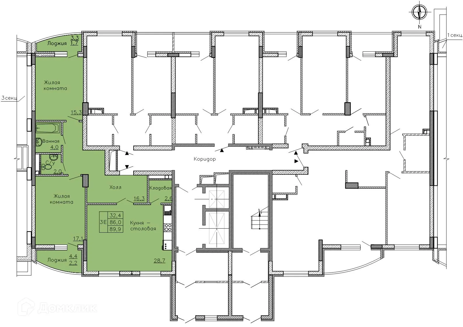 Фото квартиры в ЖК "Боровое"