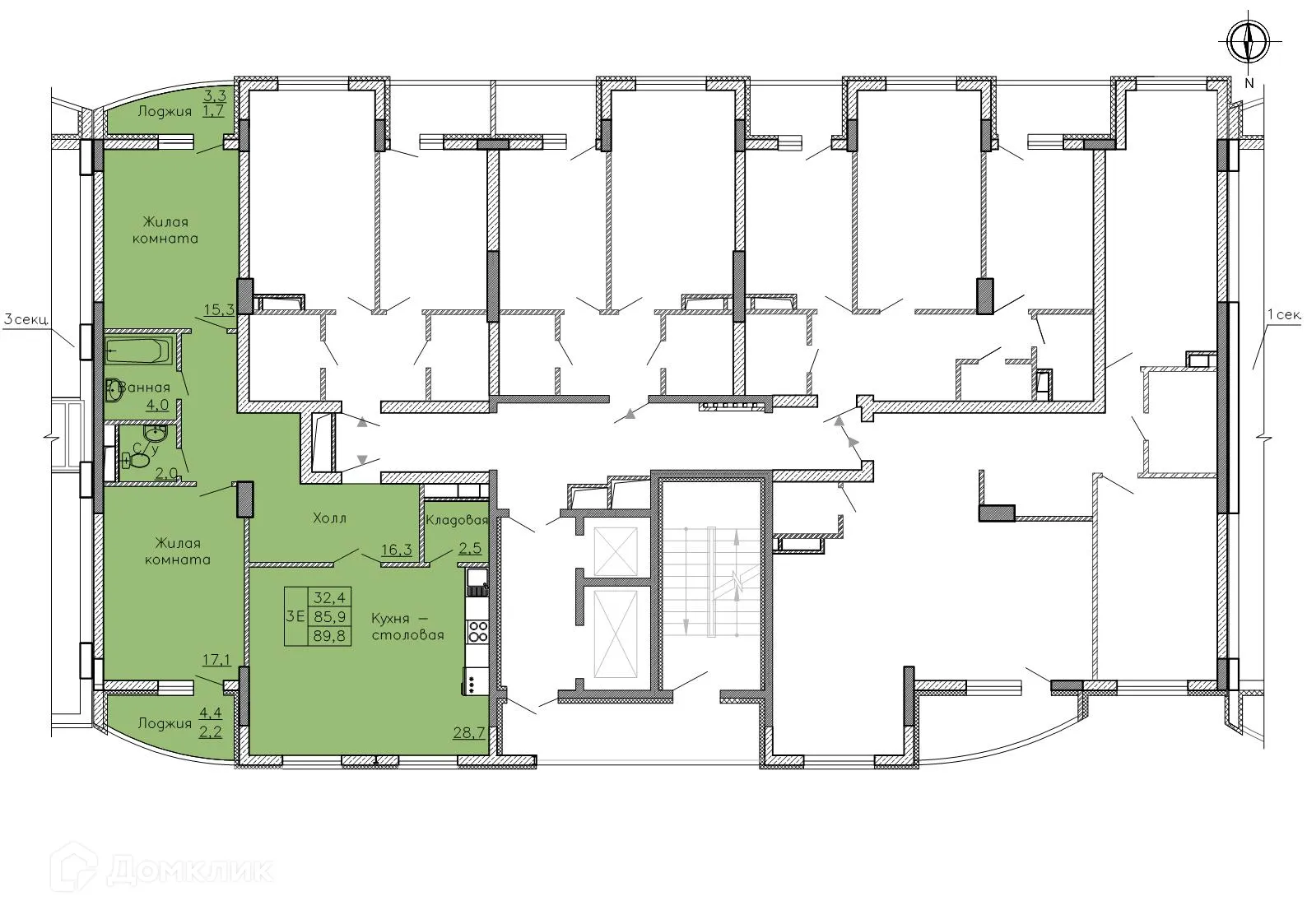 Фото квартиры в ЖК "Боровое"