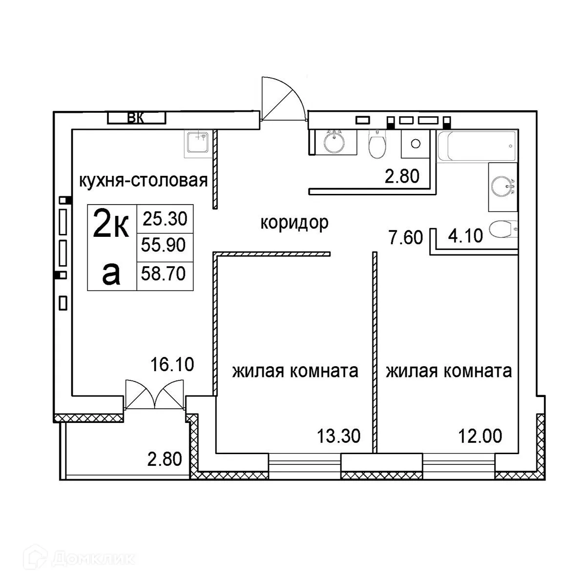 Фото квартиры в ЖК Променад
