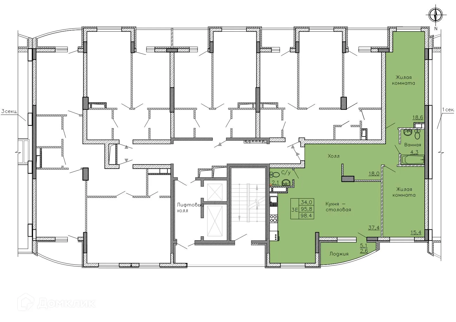 Фото квартиры в ЖК "Боровое"