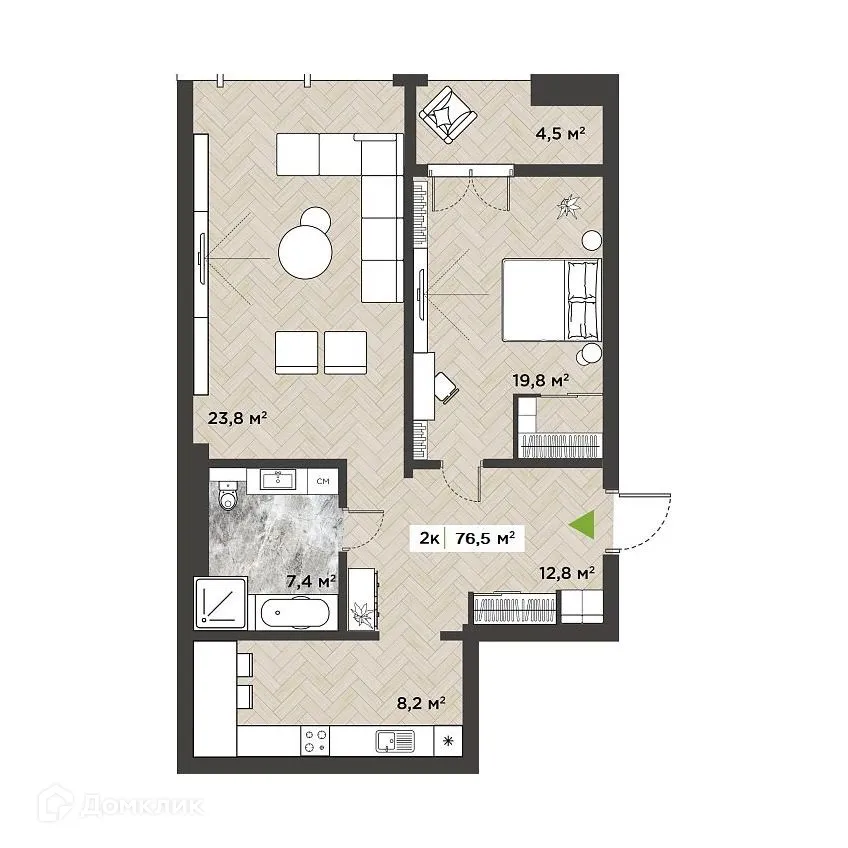 Фото квартиры в ЖК Берлин