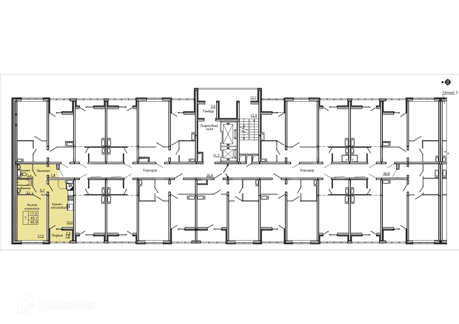 Фото квартиры в ЖК "Боровое"