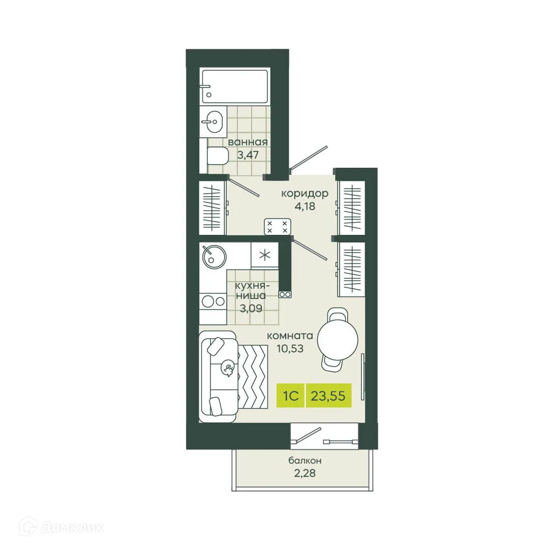 Фото квартиры в ЖК Белкин