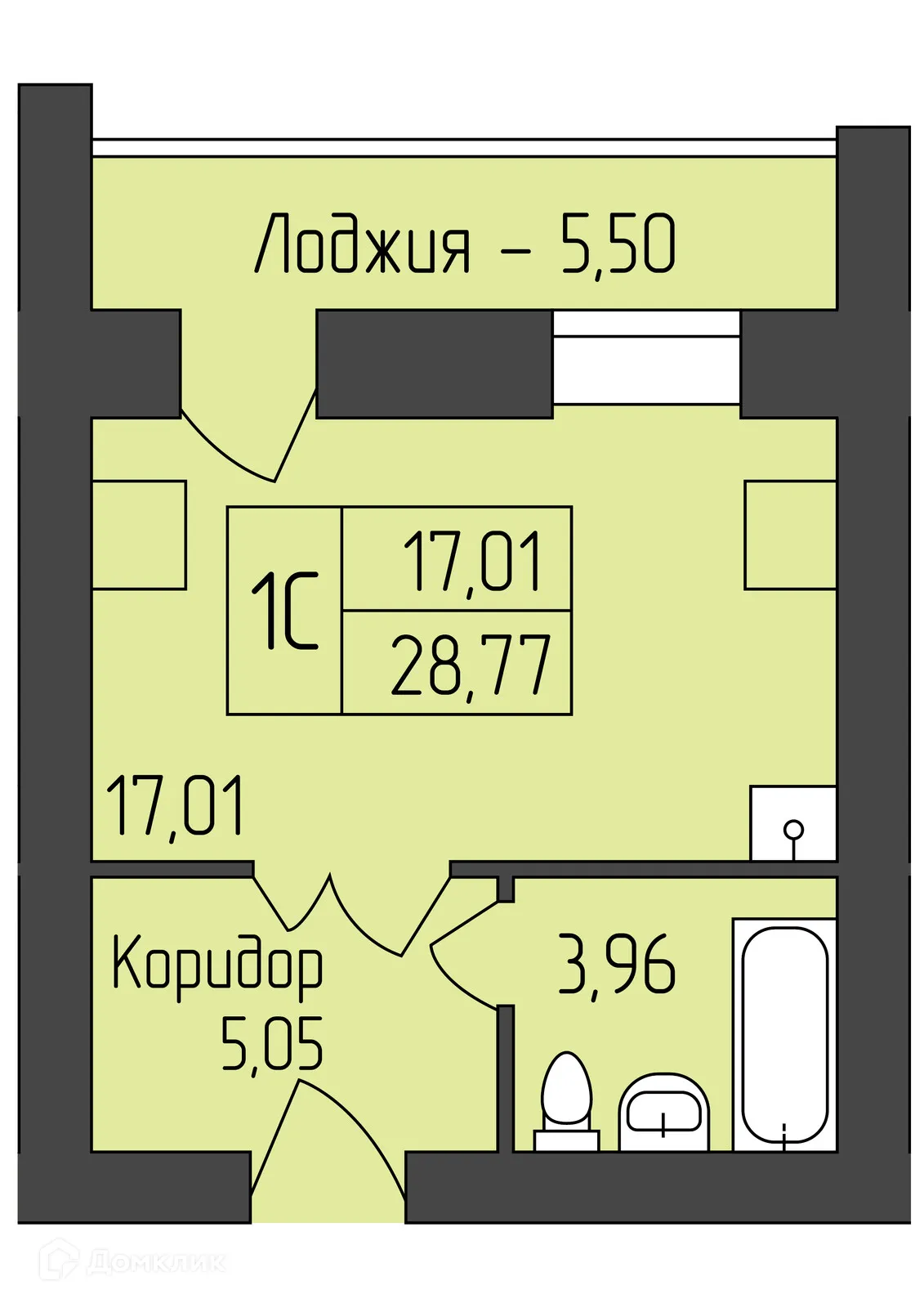 Фото квартиры в ЖК Дивногорский