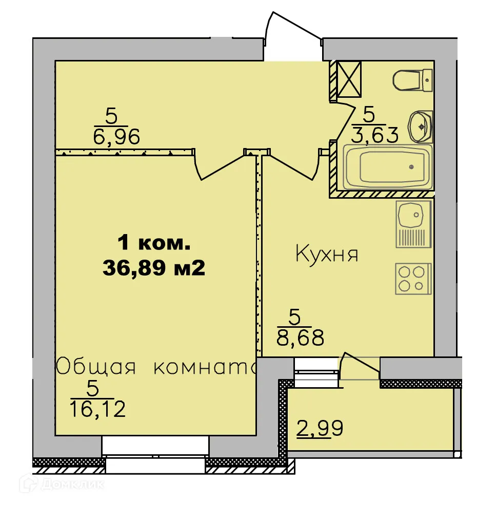 Фото квартиры в ЖК Дивногорский