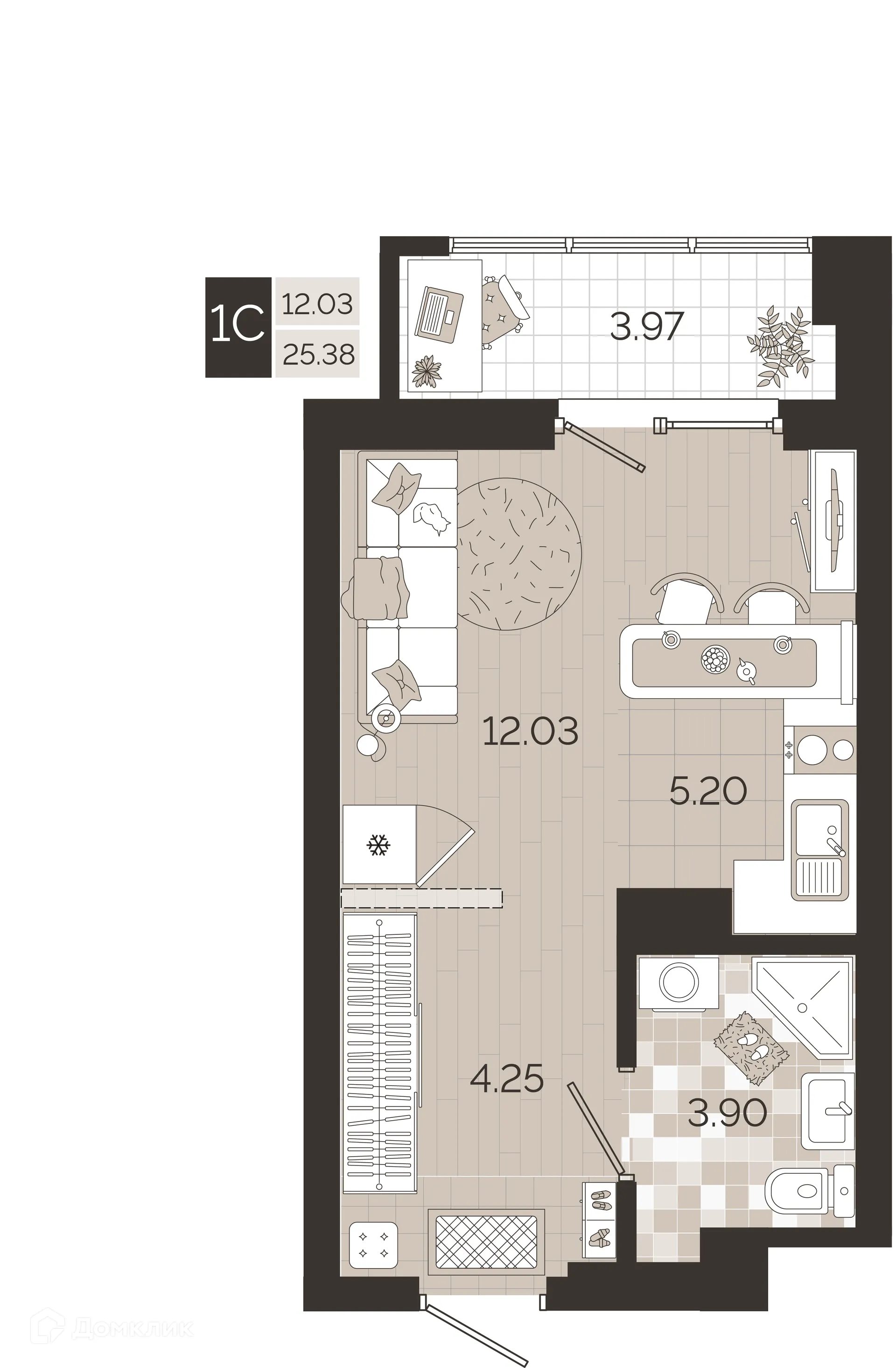 Фото квартиры в ЖК Авторский квартал