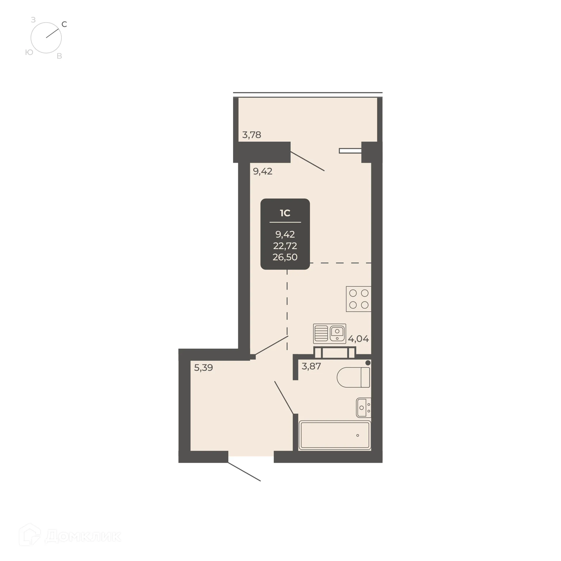 Фото квартиры в NOVA-апарт