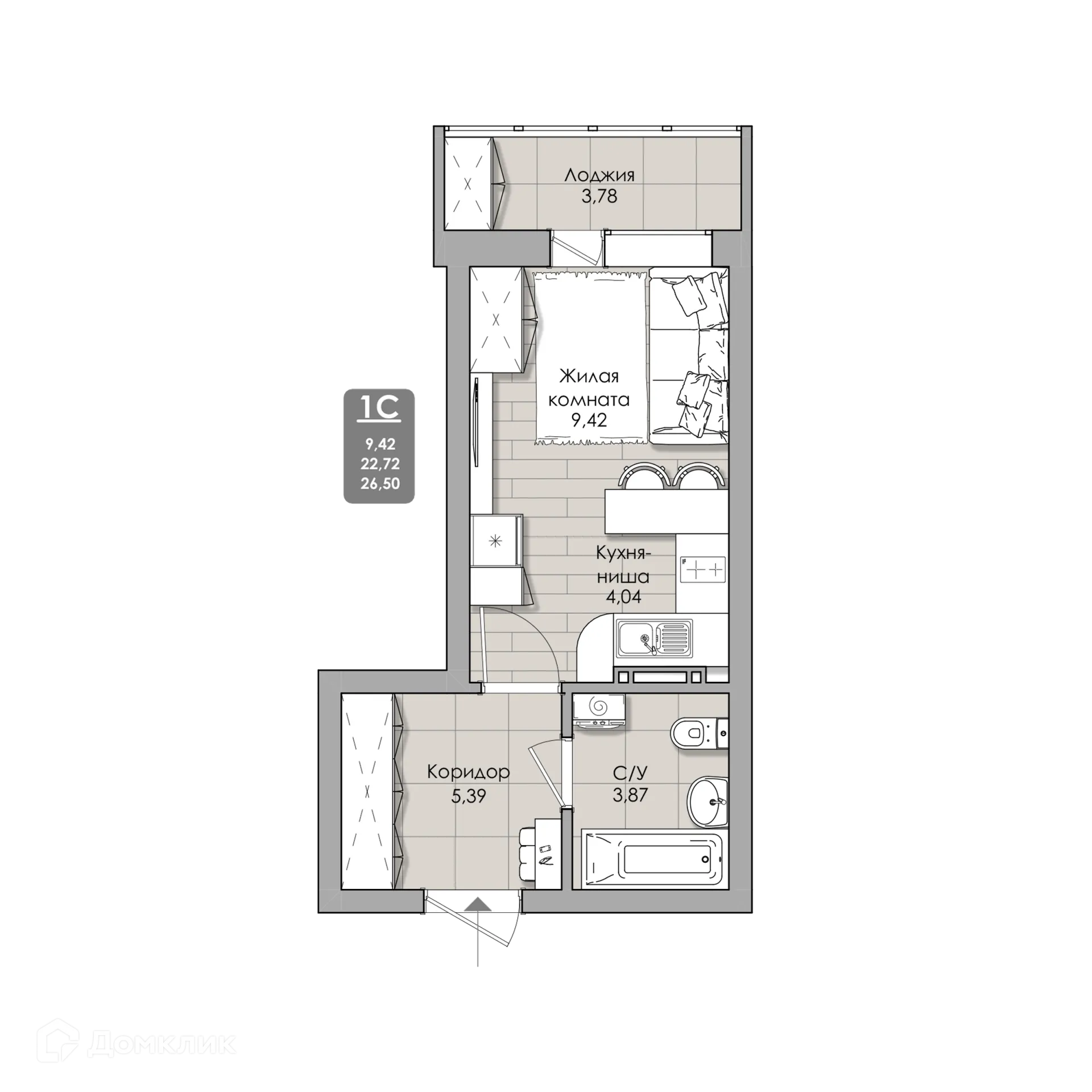 Фото квартиры в NOVA-апарт