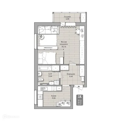 Фото квартиры в NOVA-апарт