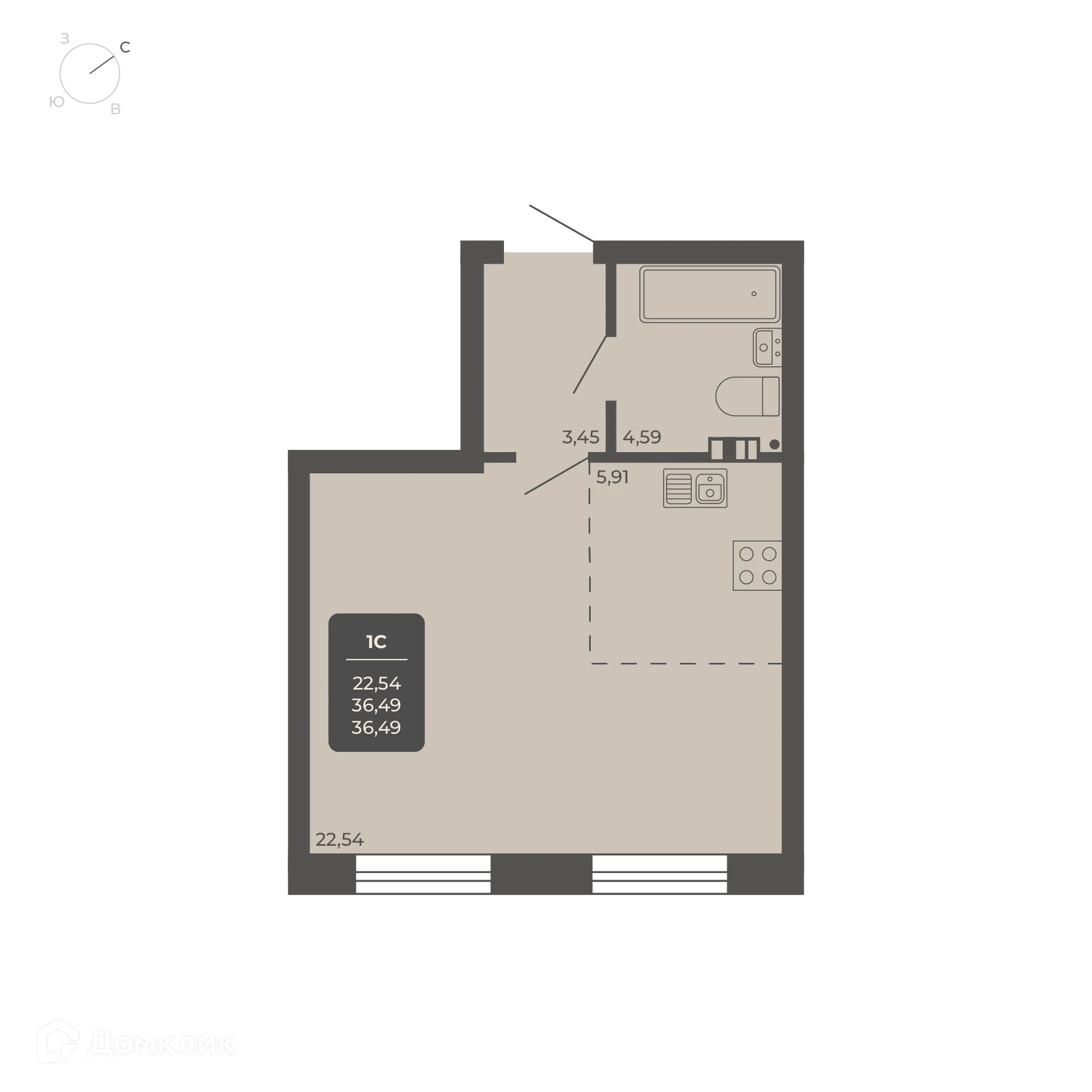 Фото квартиры в NOVA-апарт