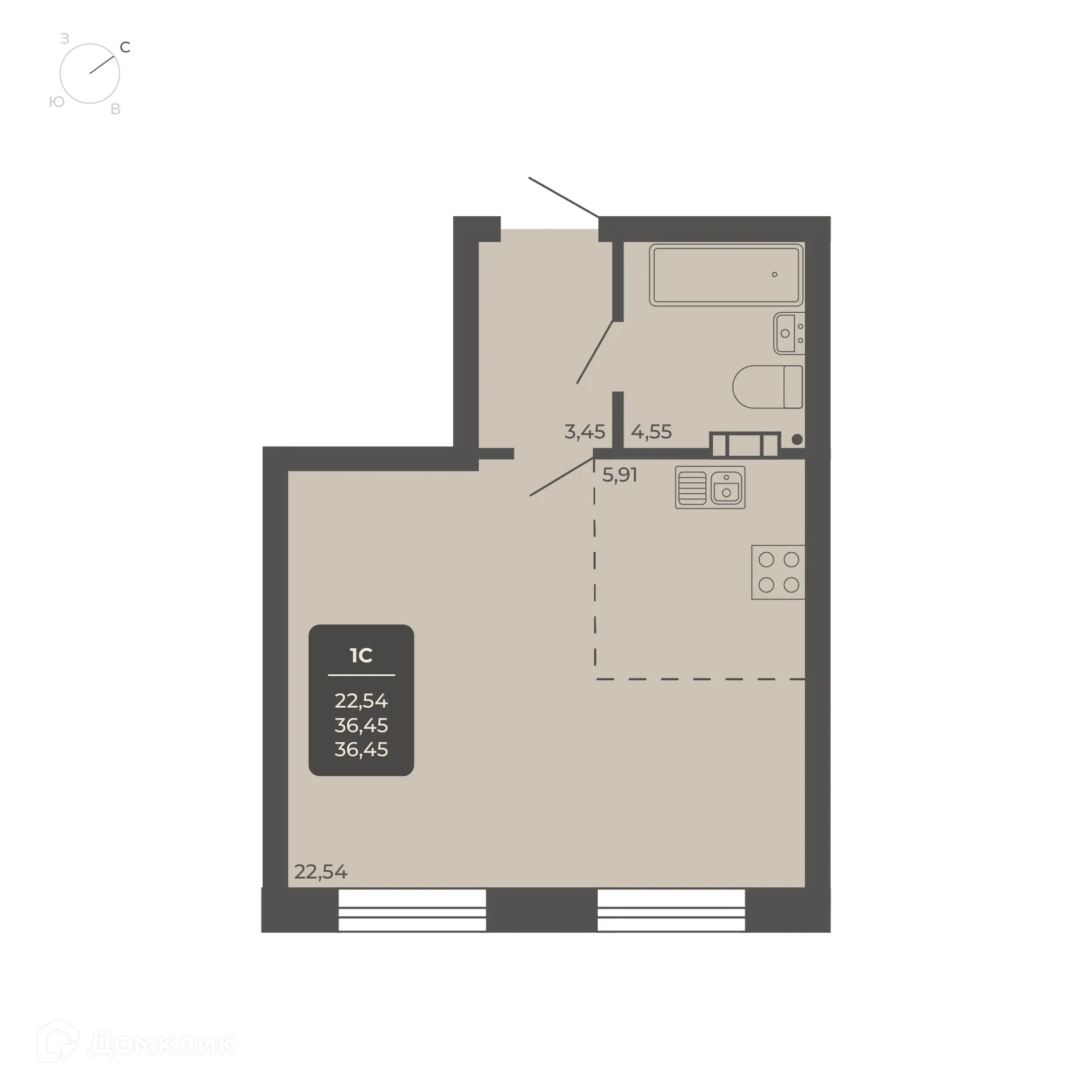 Фото квартиры в NOVA-апарт