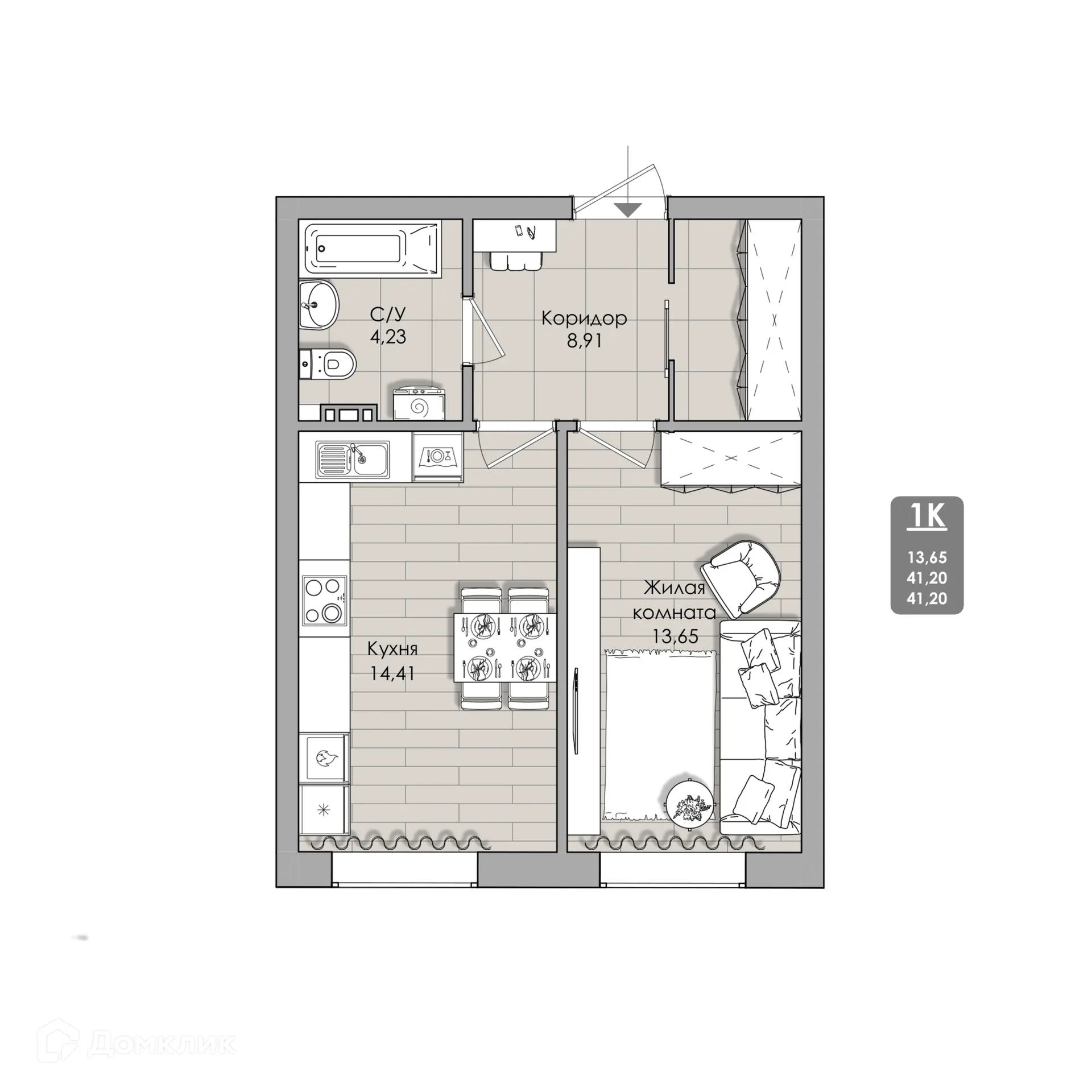 Фото квартиры в NOVA-апарт