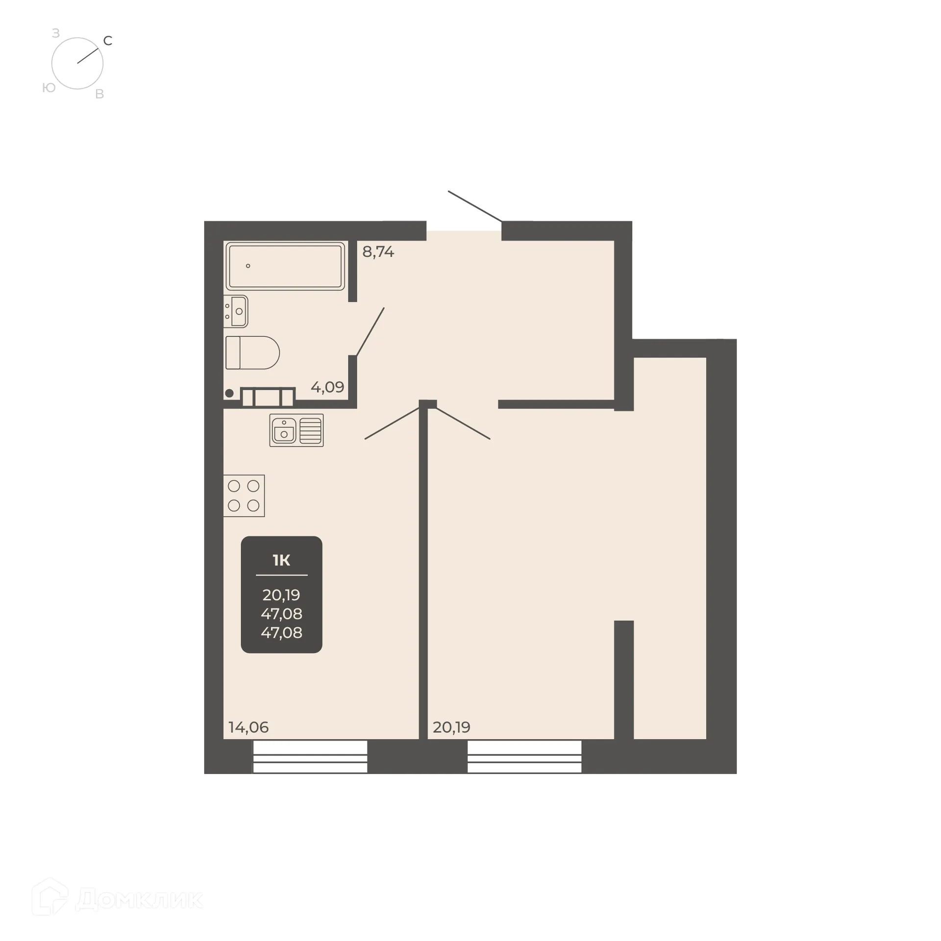 Фото квартиры в NOVA-апарт