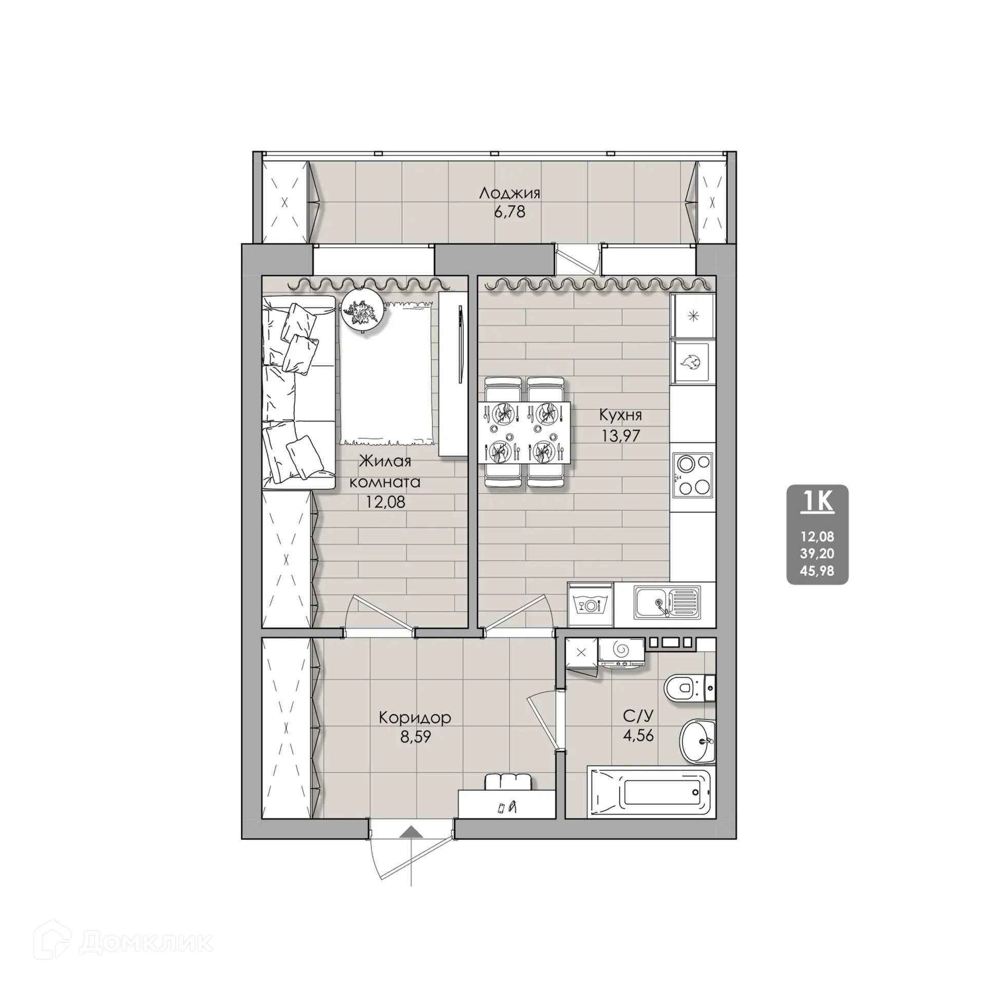 Фото квартиры в NOVA-апарт