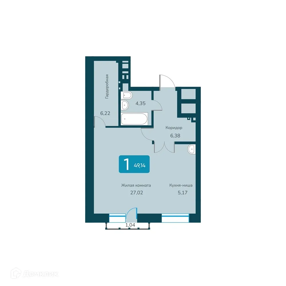 Фото квартиры в ЖК "Марсель-2"