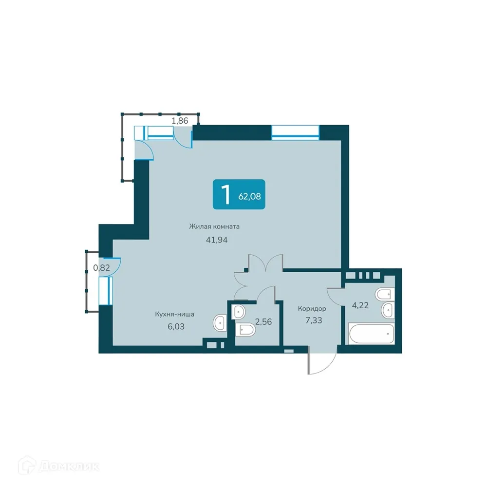 Фото квартиры в ЖК "Марсель-2"