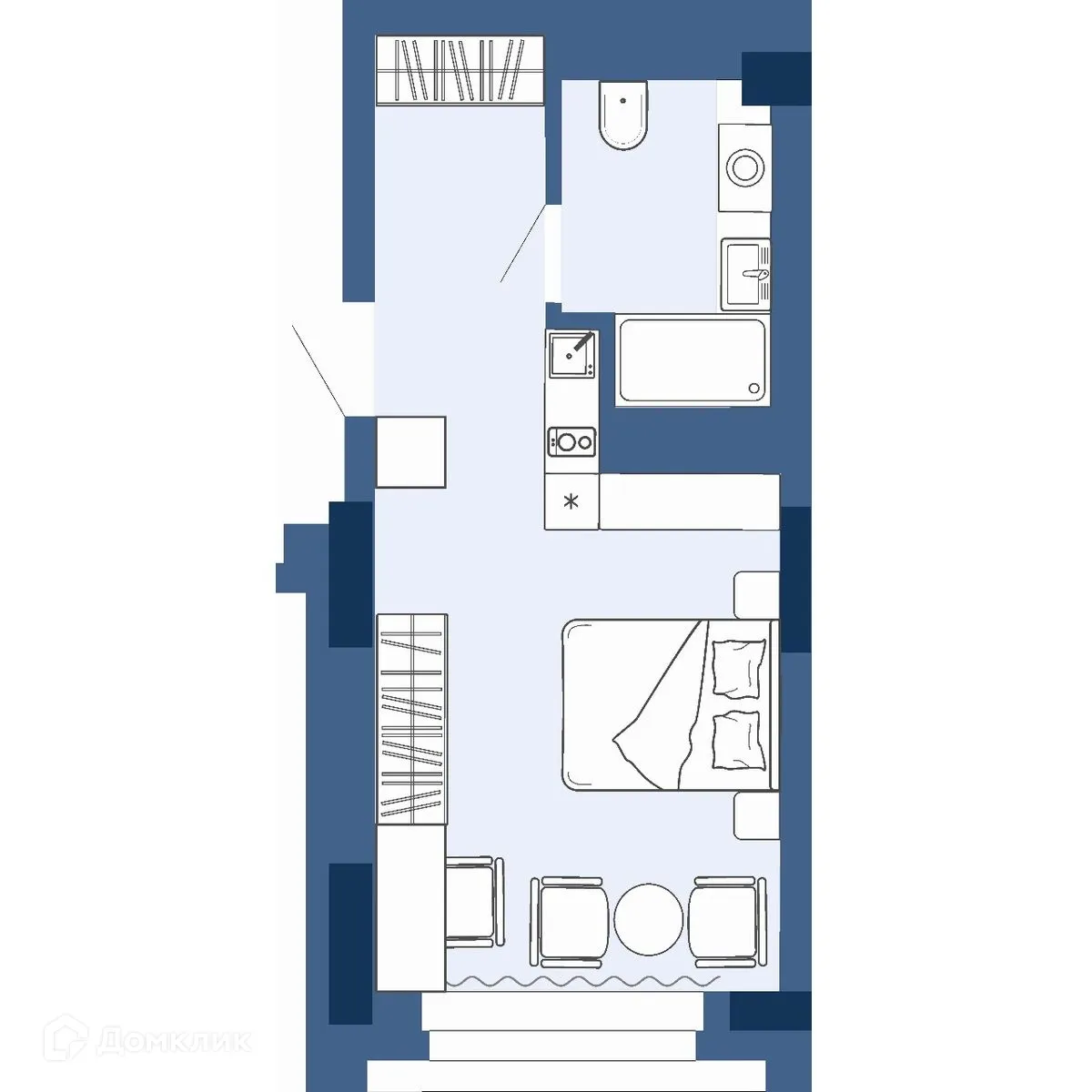 Фото квартиры в ЖК Гостиница GAGARIN CITY