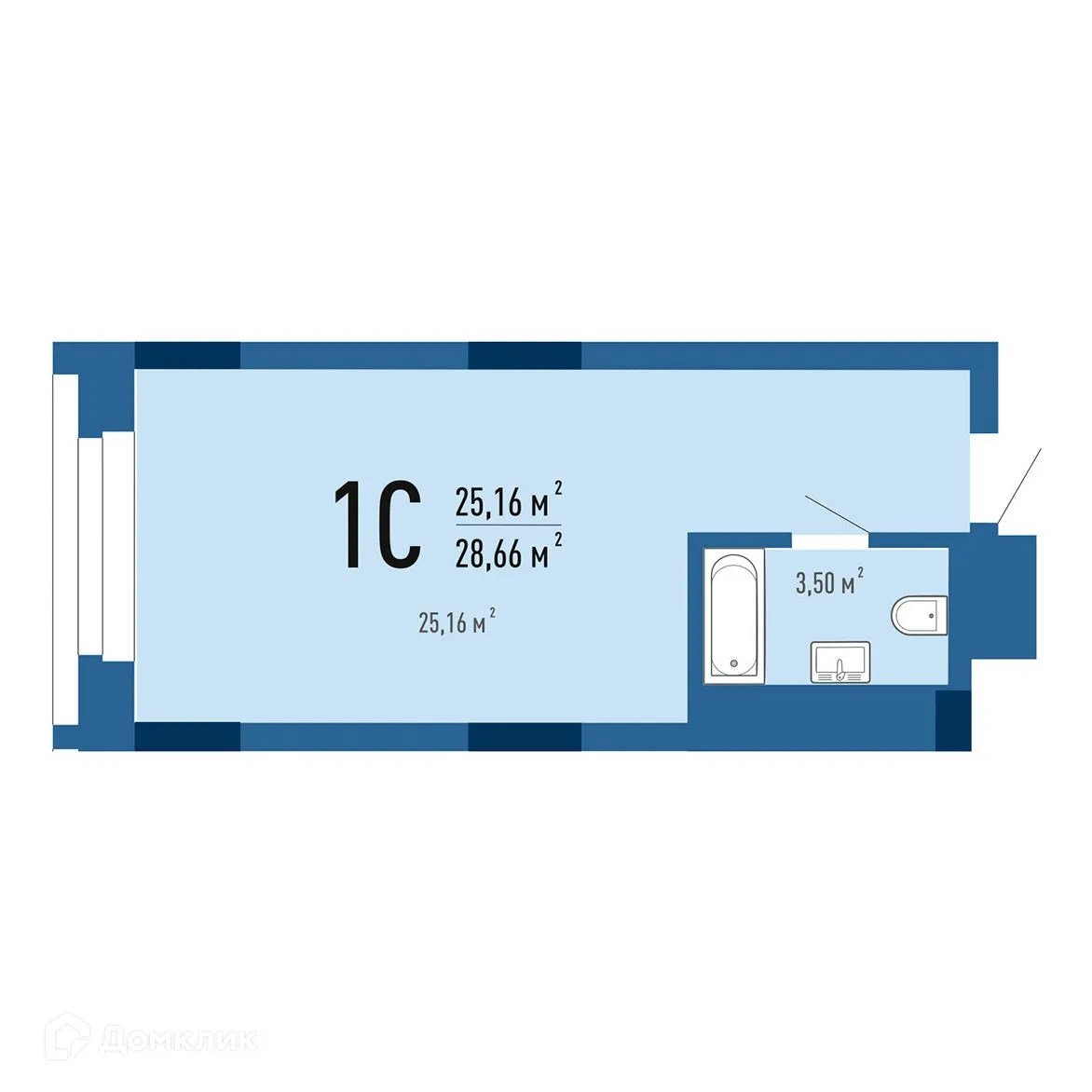 Фото квартиры в ЖК Гостиница GAGARIN CITY