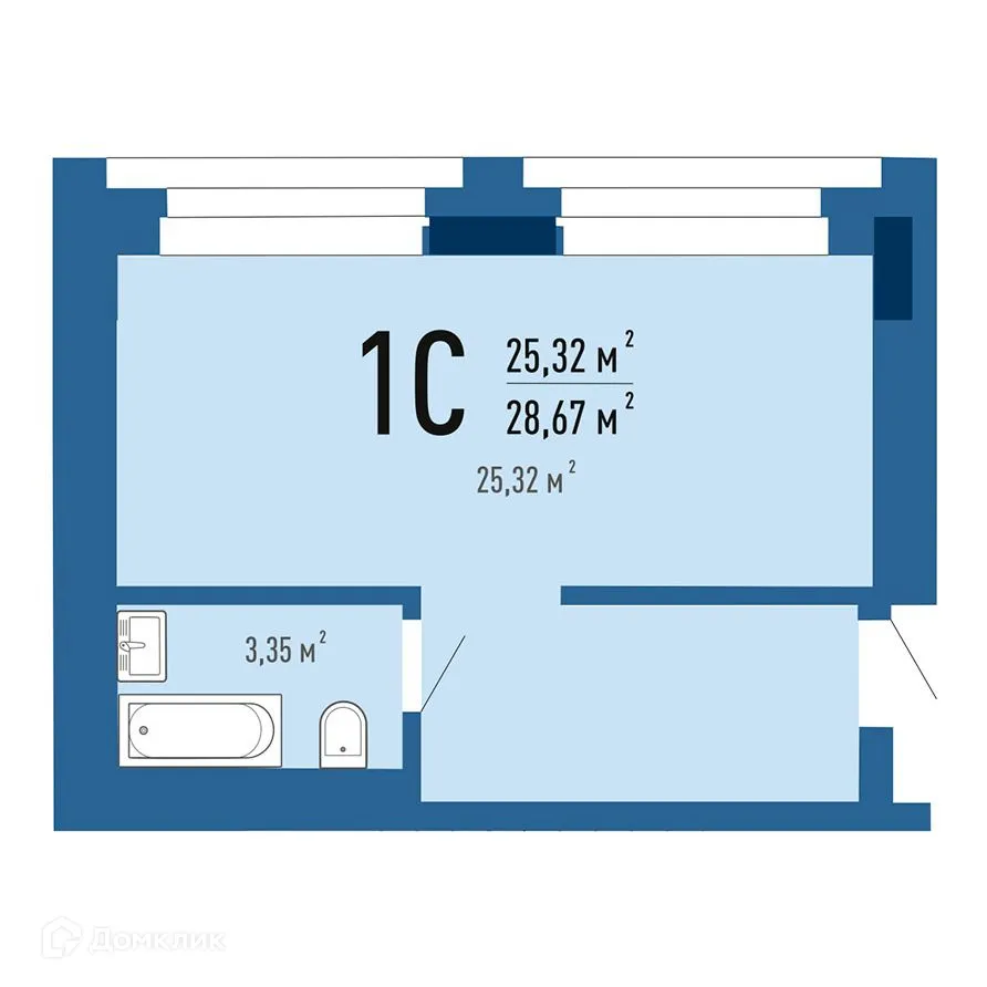 Фото квартиры в ЖК Гостиница GAGARIN CITY