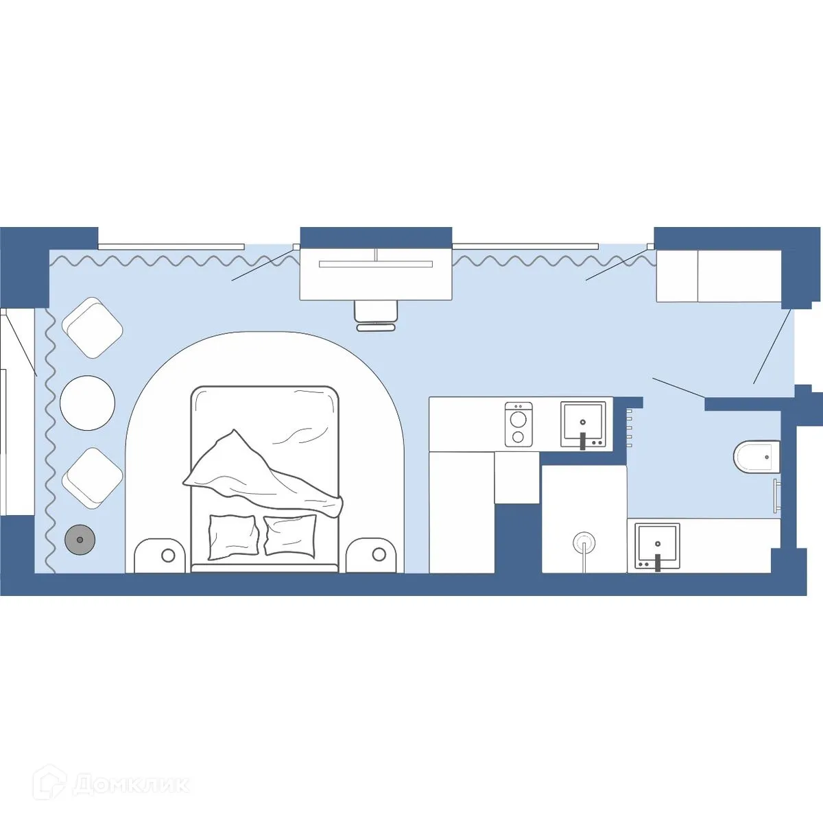 Фото квартиры в ЖК Гостиница GAGARIN CITY
