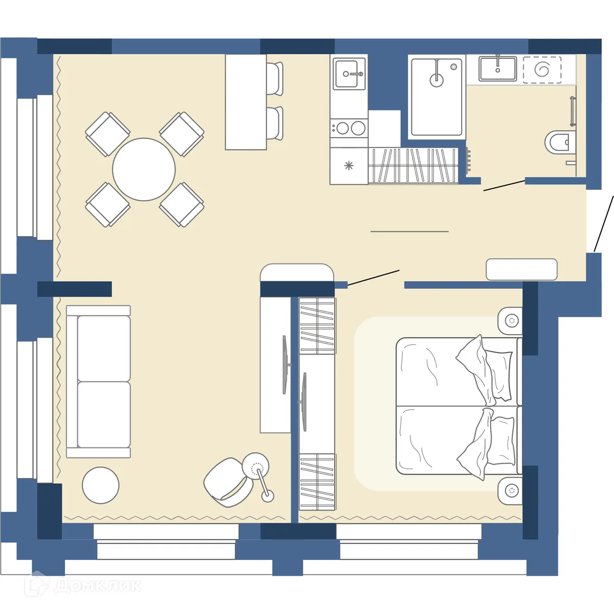 Фото квартиры в ЖК Гостиница GAGARIN CITY