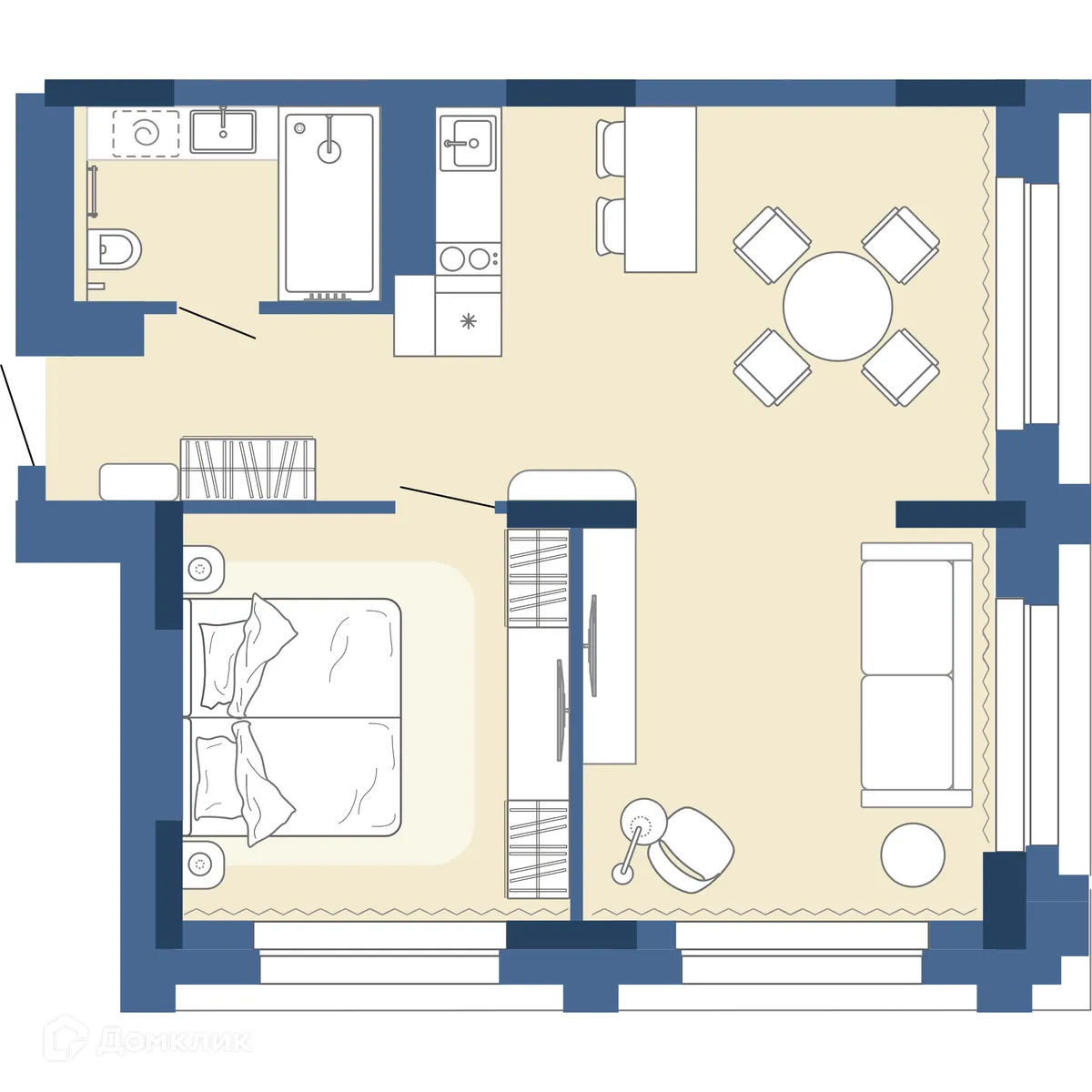 Фото квартиры в ЖК Гостиница GAGARIN CITY