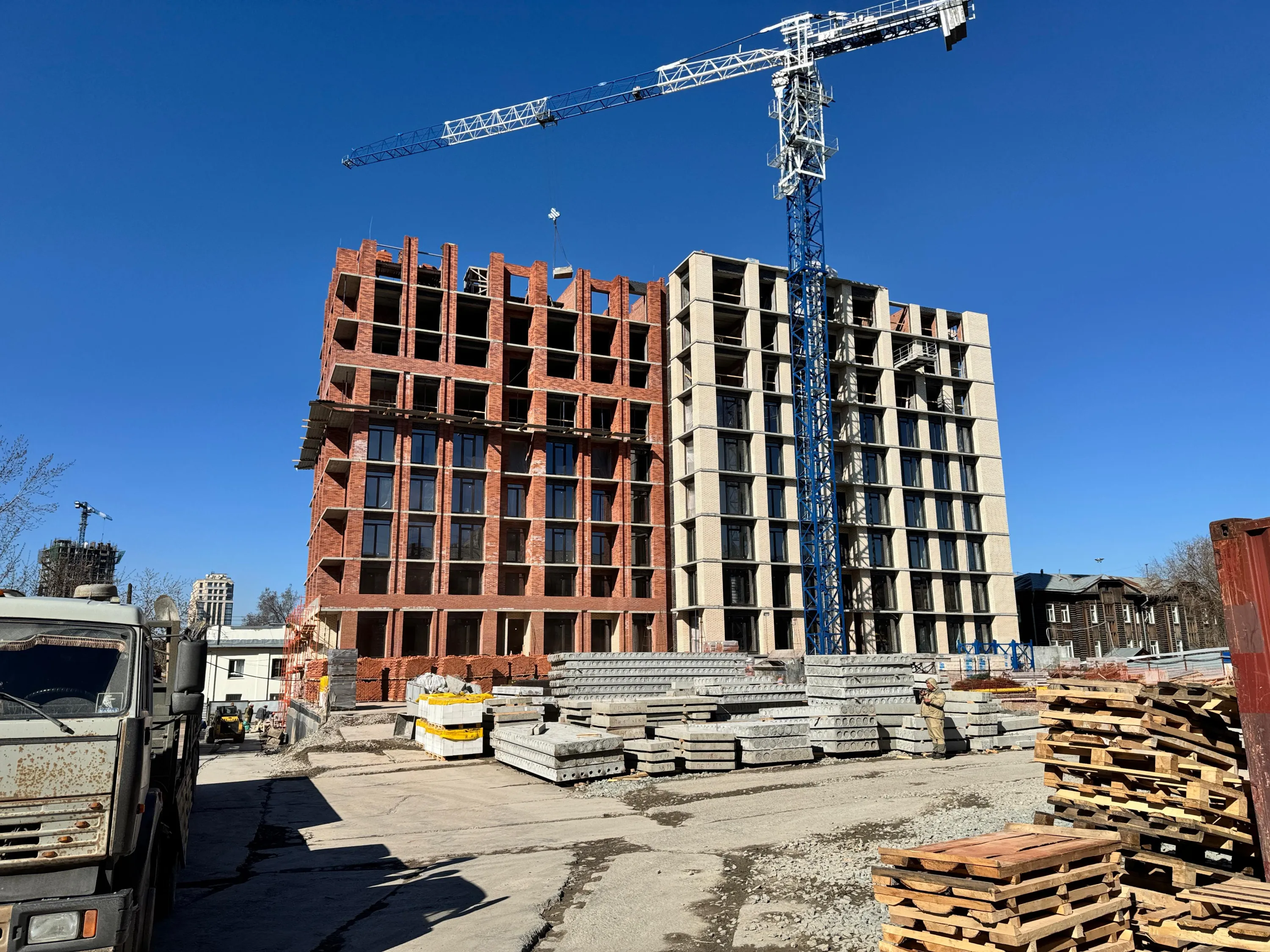 ЖК Комсомольский проспект ход строительства