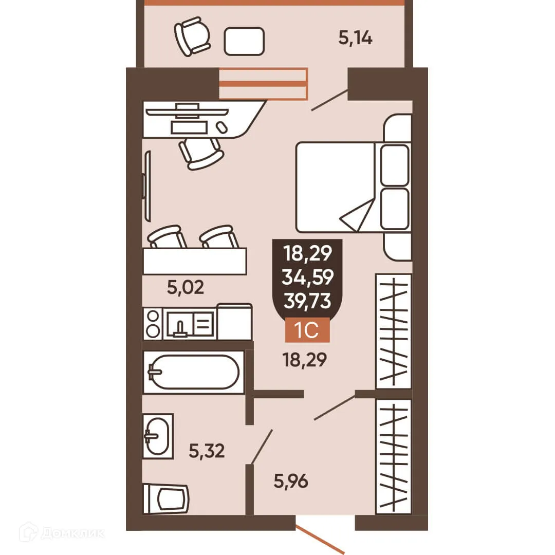 Фото квартиры в ЖК ЕРМАК