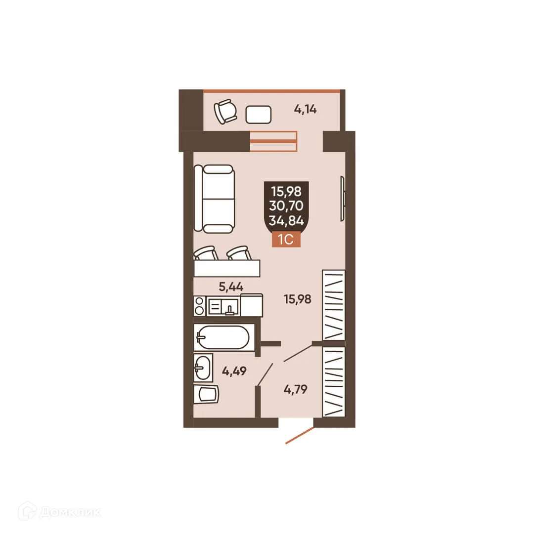Фото квартиры в ЖК ЕРМАК