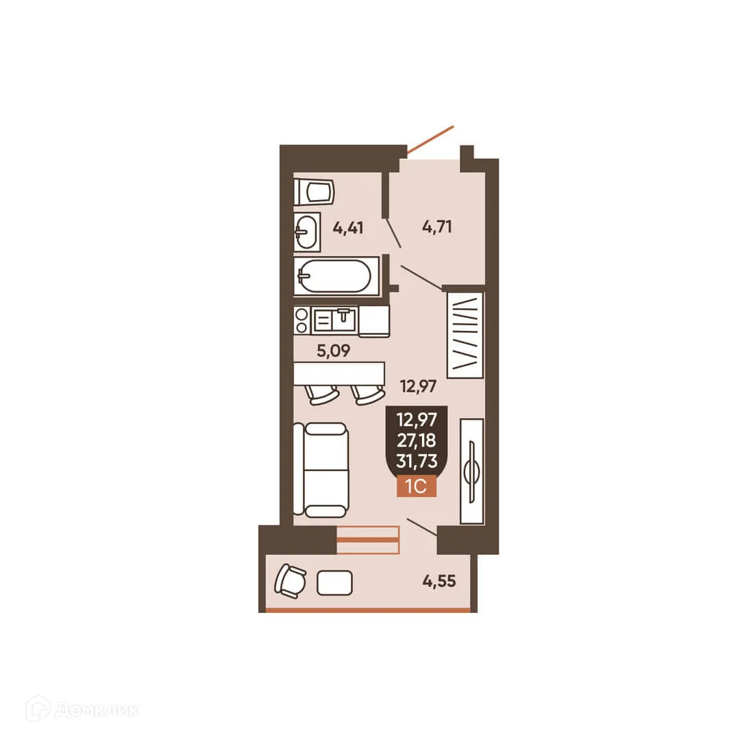 Фото квартиры в ЖК ЕРМАК