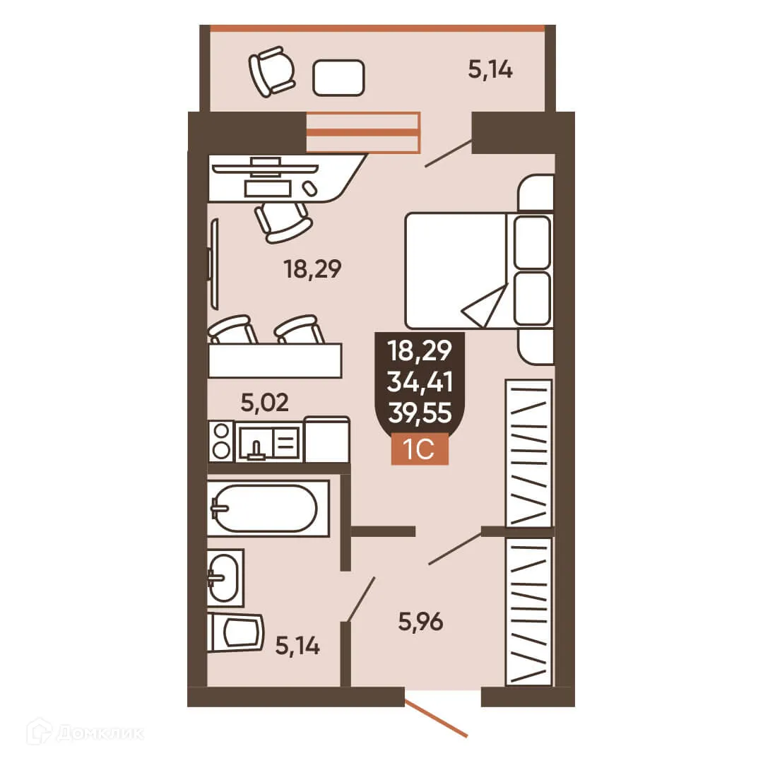 Фото квартиры в ЖК ЕРМАК