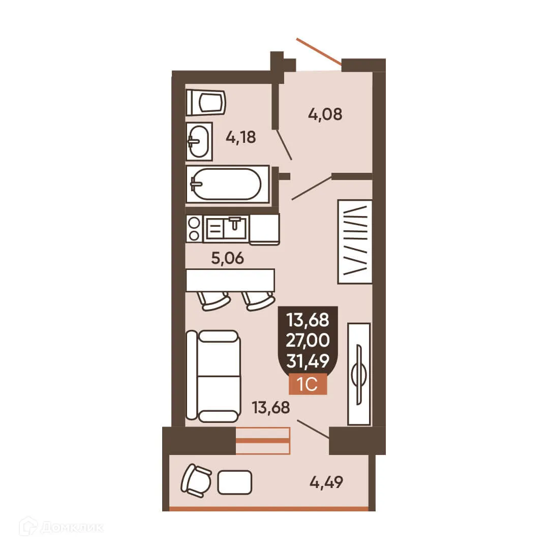 Фото квартиры в ЖК ЕРМАК