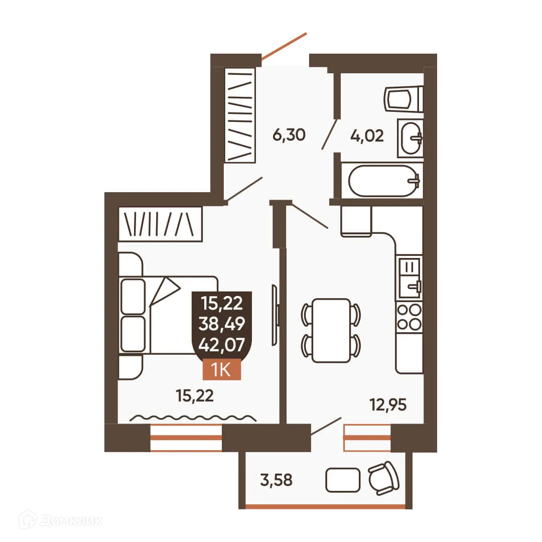 Фото квартиры в ЖК ЕРМАК