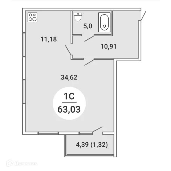 Фото квартиры в ЖК Сергиев Пассаж