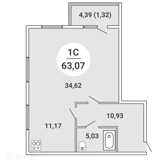 Фото квартиры в ЖК Сергиев Пассаж