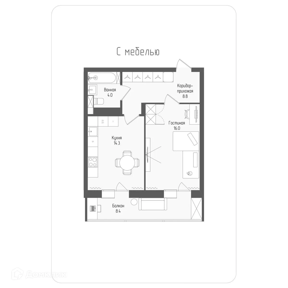 Фото квартиры в ЖК Тетрис