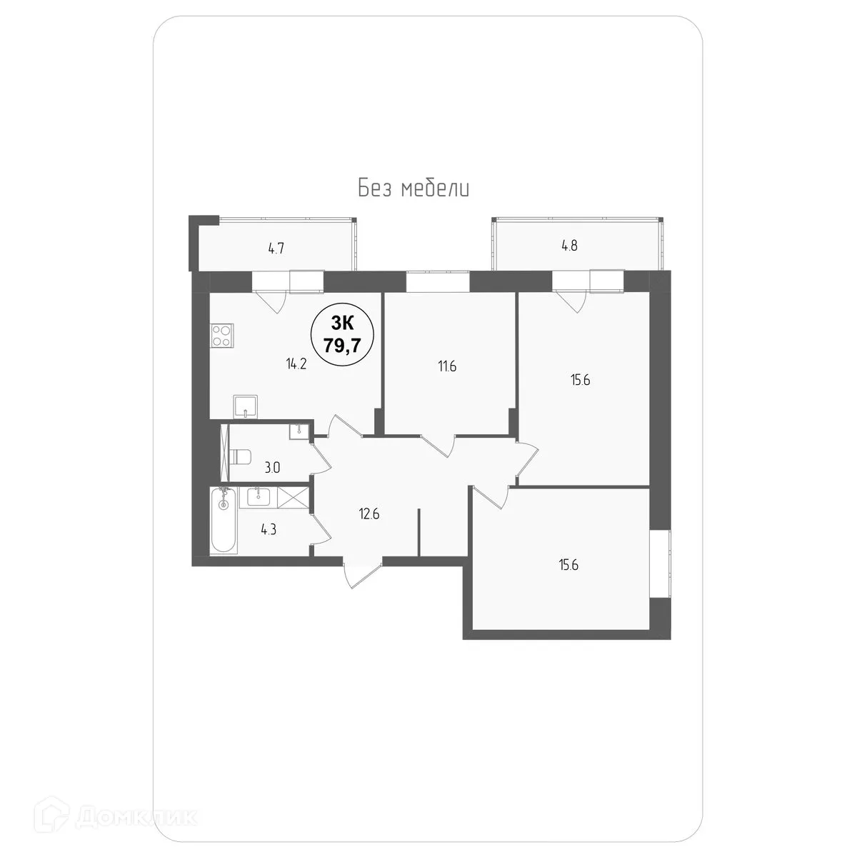 Фото квартиры в ЖК Тетрис