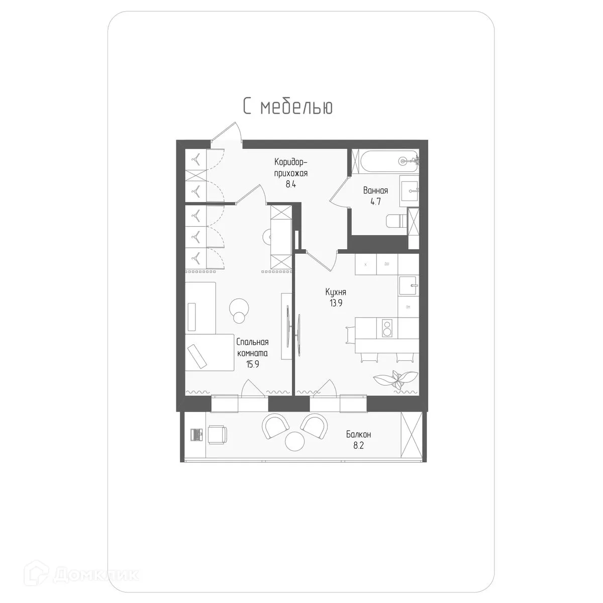 Фото квартиры в ЖК Тетрис