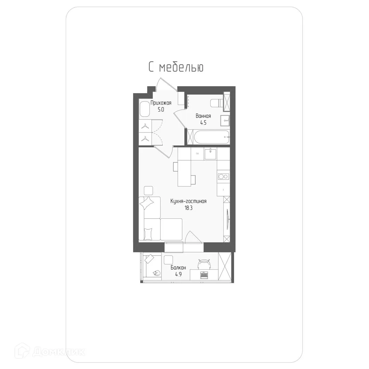 Фото квартиры в ЖК Тетрис