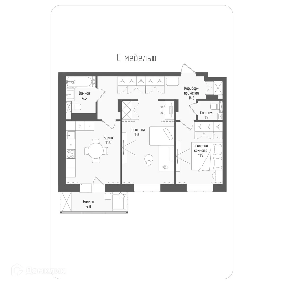 Фото квартиры в ЖК Тетрис