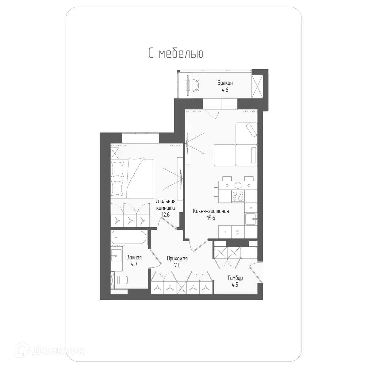 Фото квартиры в ЖК Тетрис