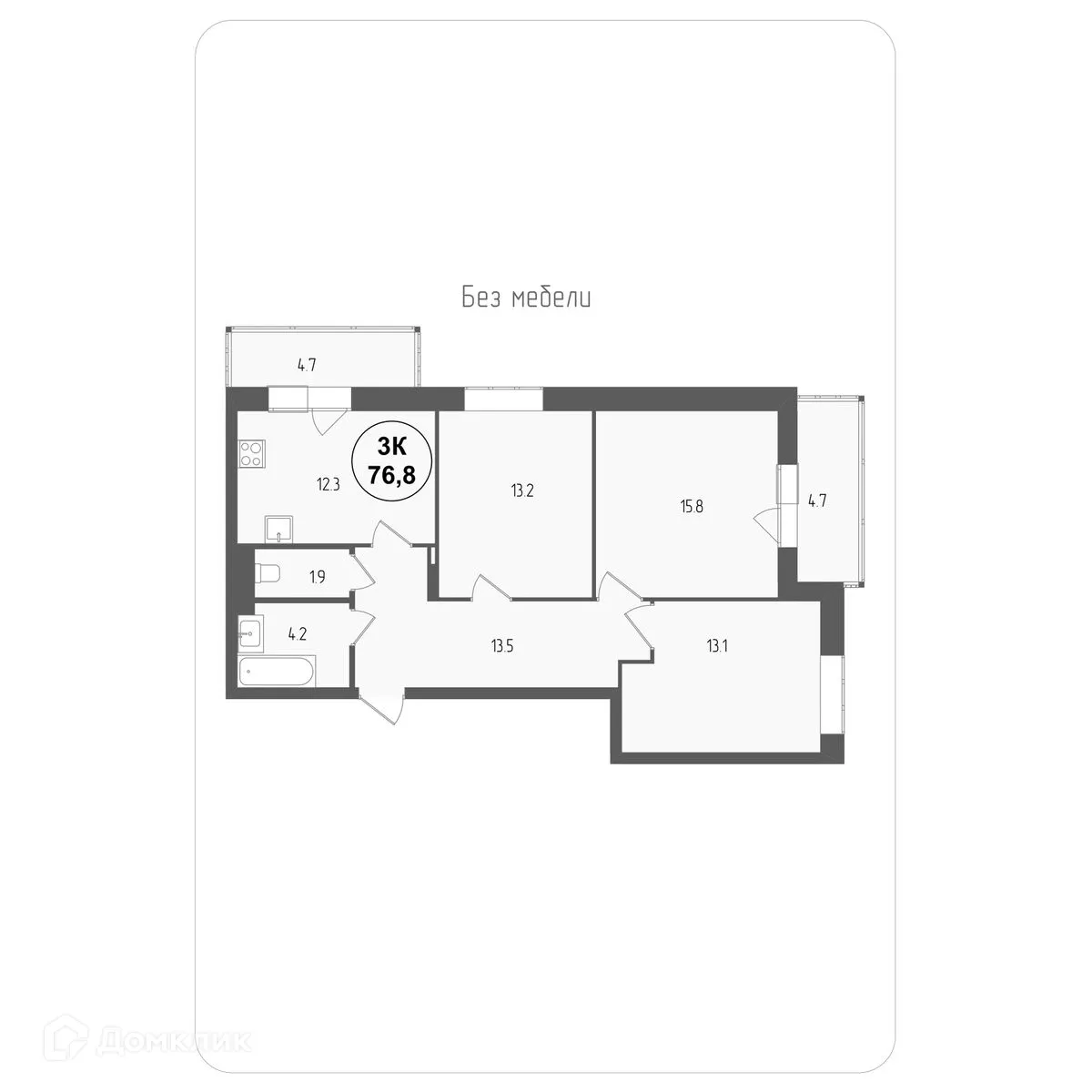 Фото квартиры в ЖК Тетрис