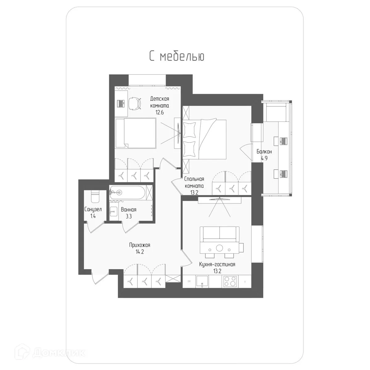 Фото квартиры в ЖК Тетрис