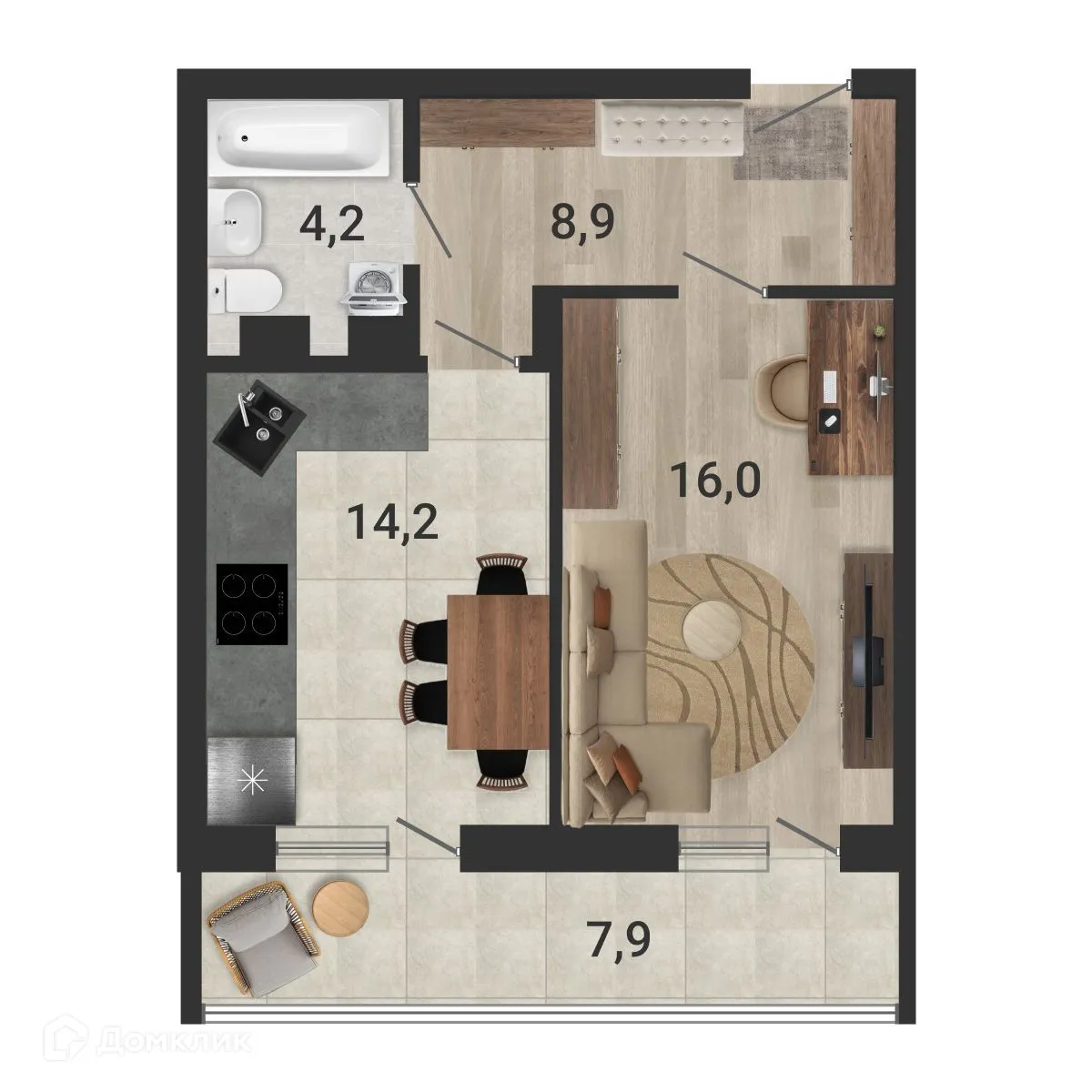 Фото квартиры в ЖК Тетрис