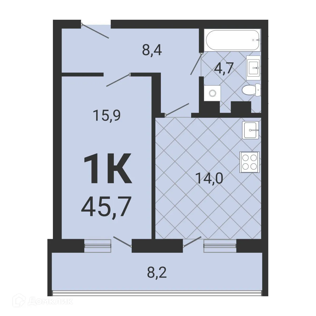 Фото квартиры в ЖК Тетрис