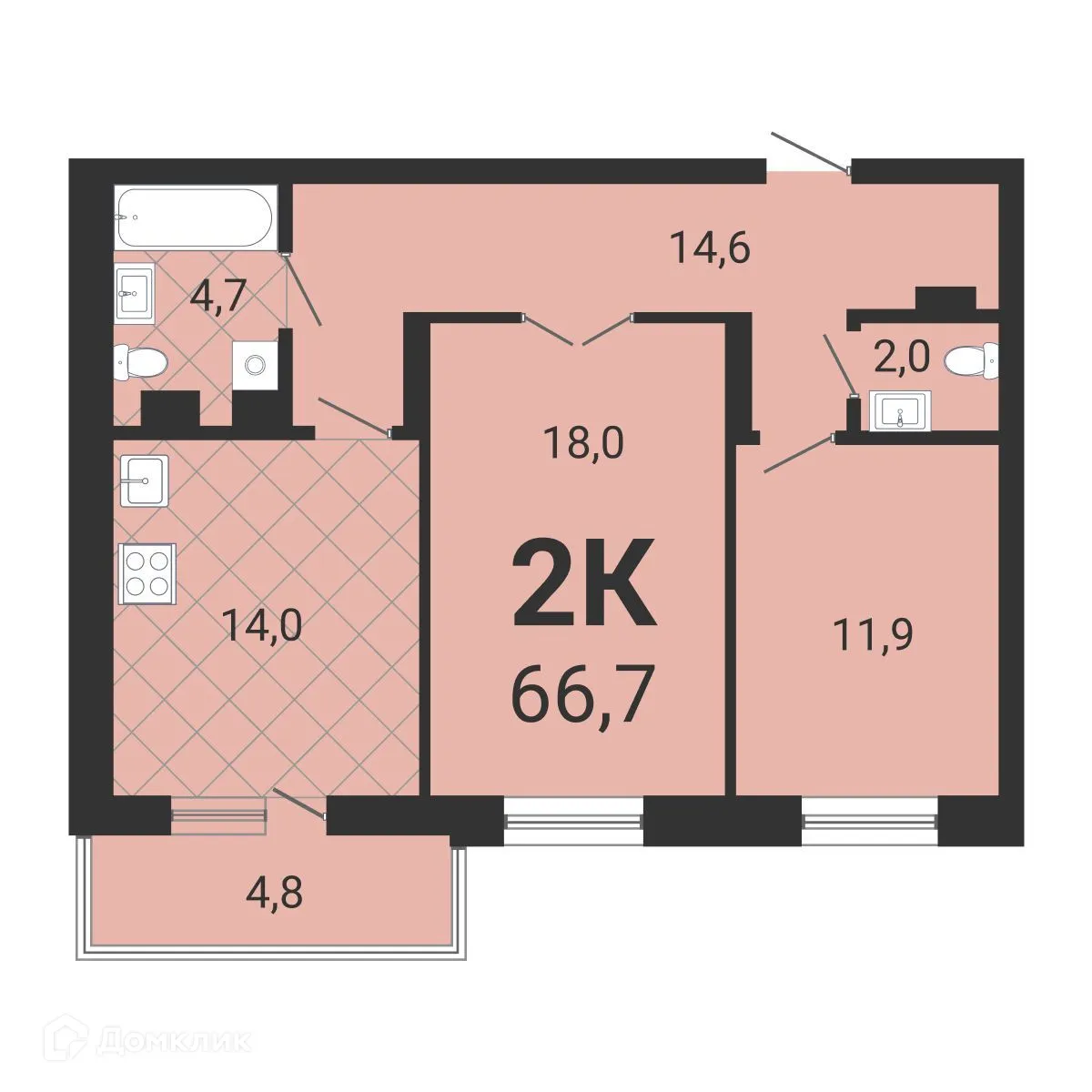 Фото квартиры в ЖК Тетрис