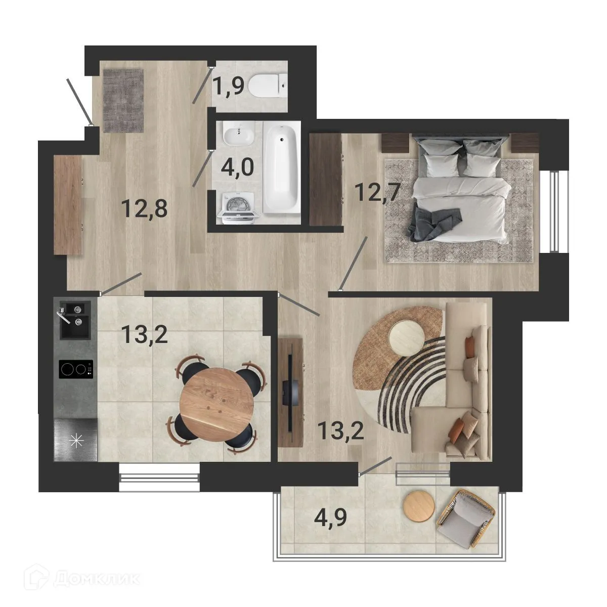 Фото квартиры в ЖК Тетрис