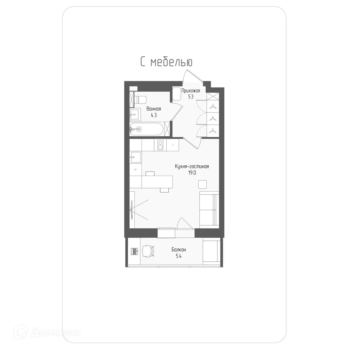 Фото квартиры в ЖК Тетрис