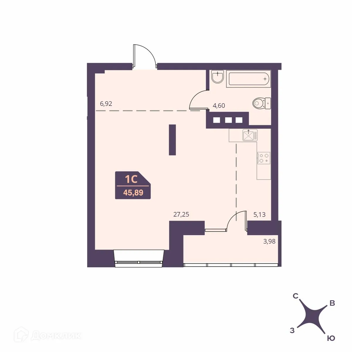 Фото квартиры в ЖК СЕМЕЙНЫЙ ДОМ FOR STARS (ФО СТАРС)