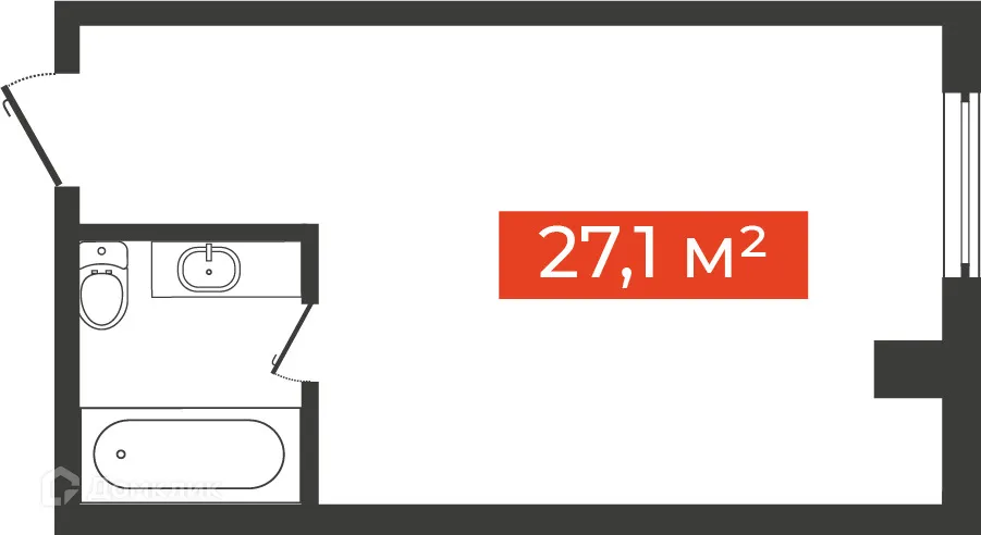 Фото квартиры в ЖК Многофункциональный комплекс Freedom